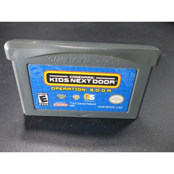 Code Name Kids Next Door Operation SODA Nintendo Game Boy‎ Advance GBA - Picture 1 of 5
